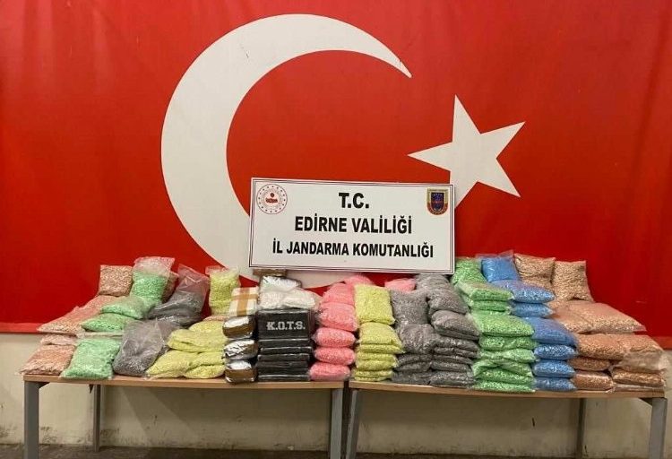 Edirne’de büyük eroin operasyonu
